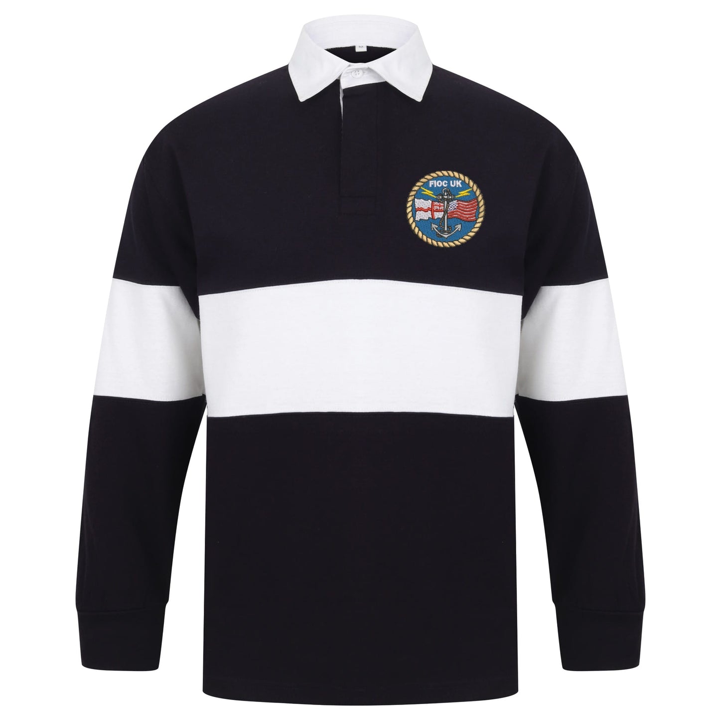 FIOC UK Long Sleeve Panelled Rugby Shirt