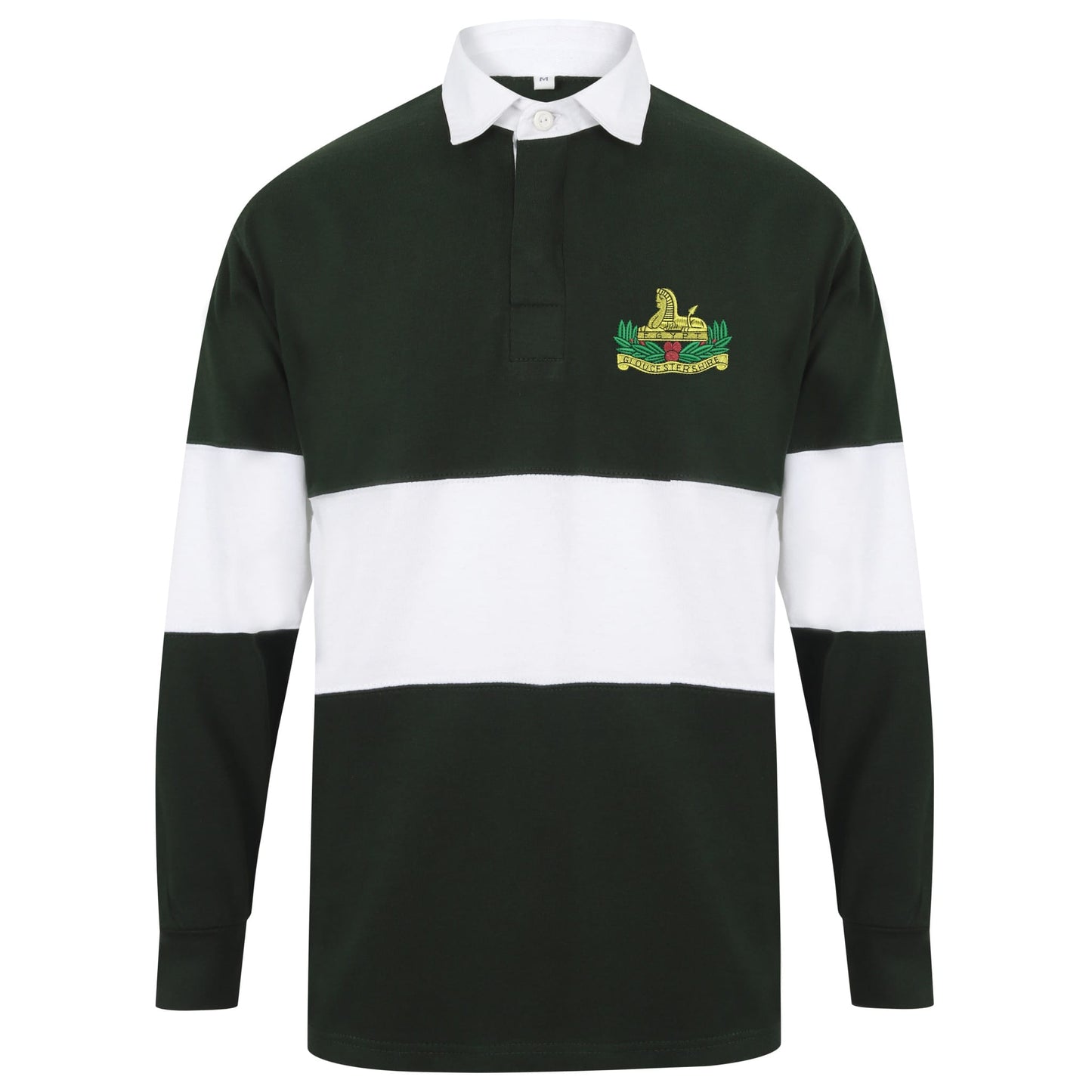 Gloucestershire Regiment Long Sleeve Panelled Rugby Shirt