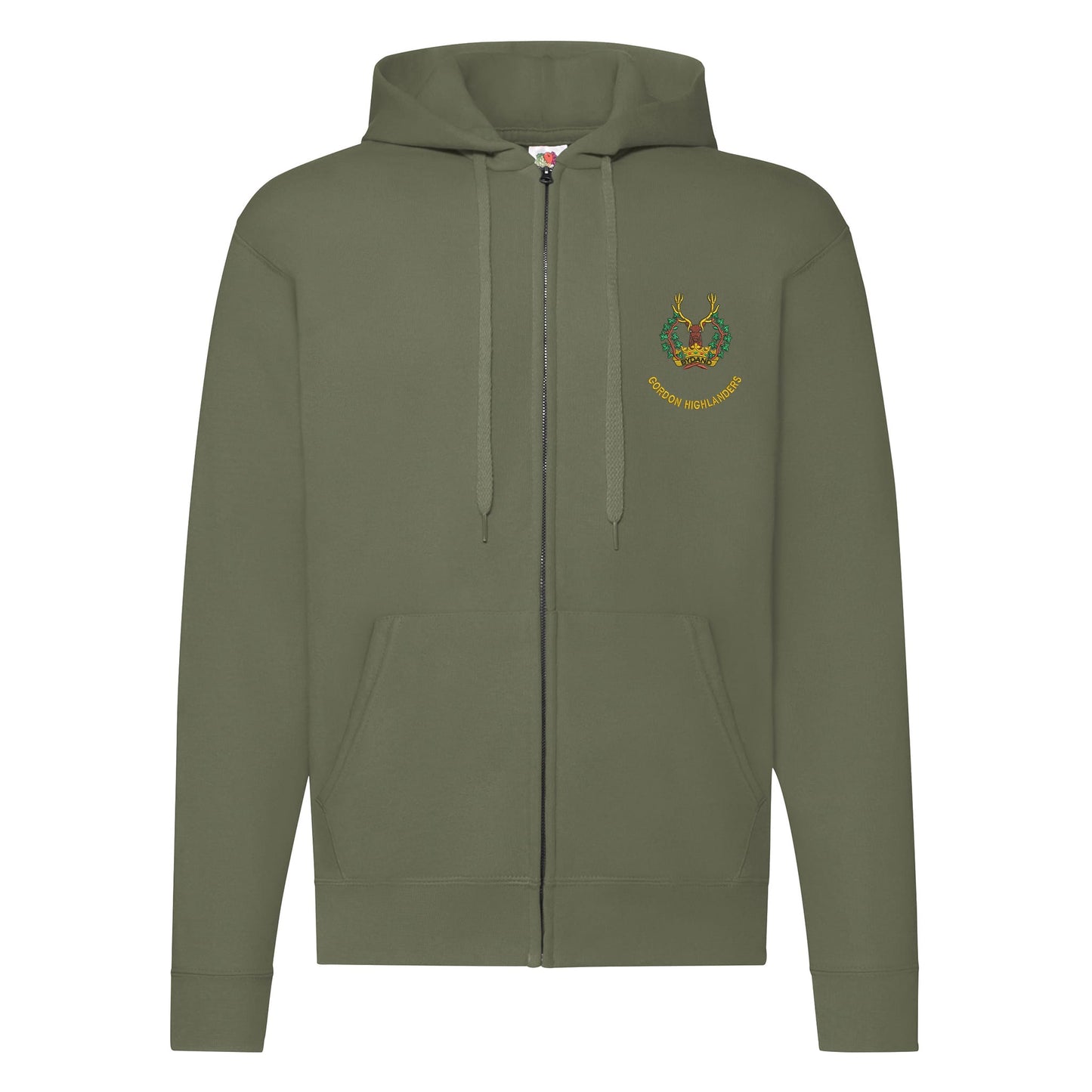 Gordon Highlanders Zipped Hoodie
