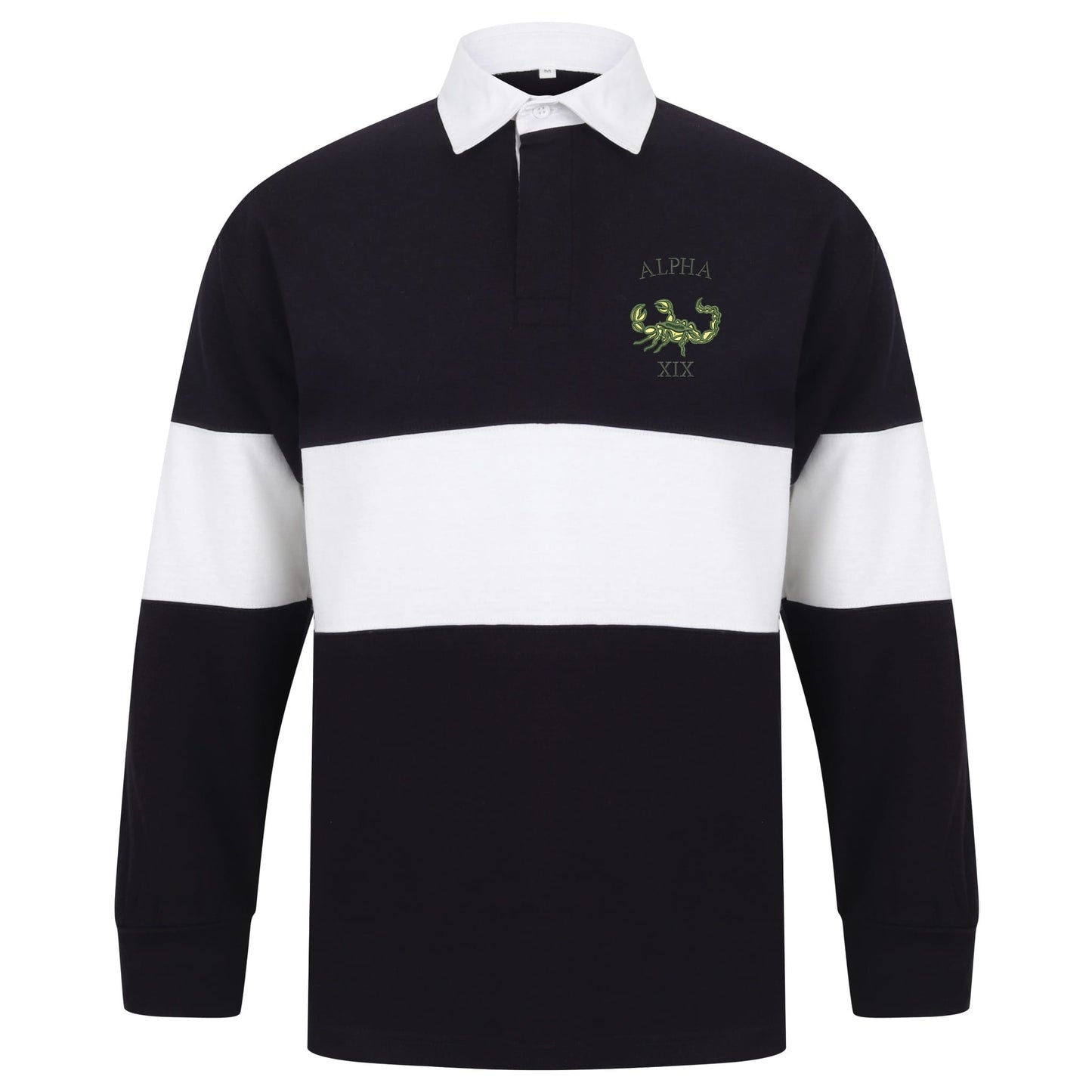 Green Howards Alpha Company Long Sleeve Panelled Rugby Shirt