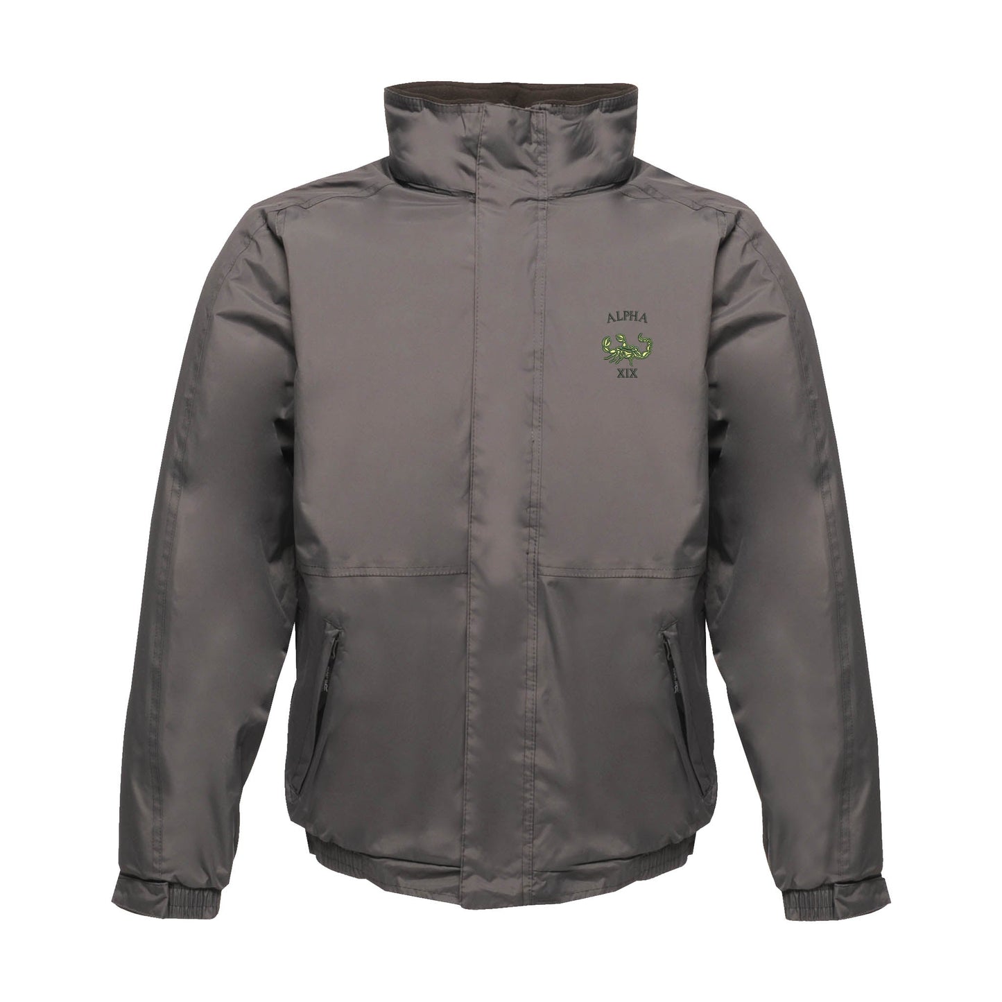 Green Howards Alpha Company Regatta Waterproof Jacket With Hood