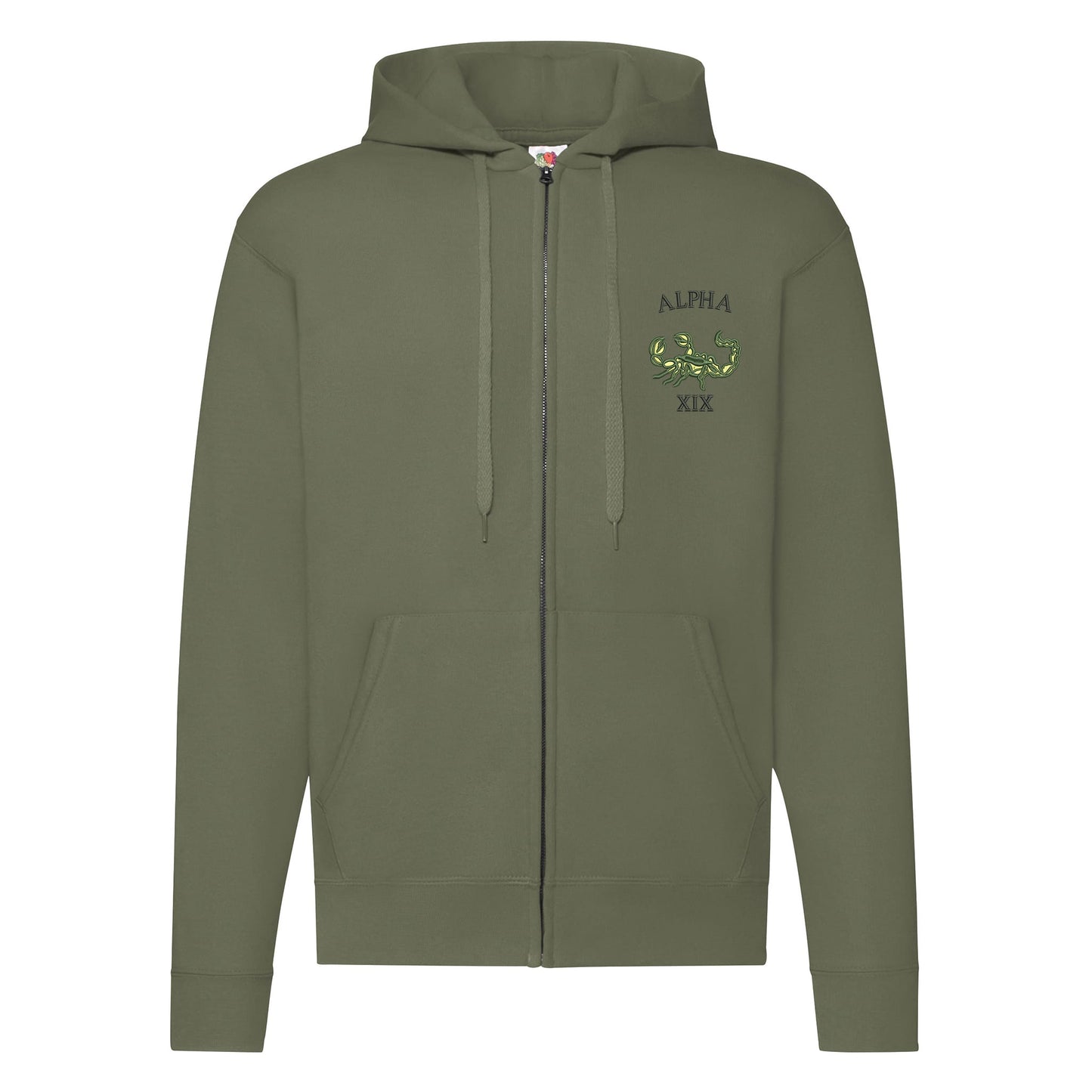 Green Howards Alpha Company Zipped Hoodie