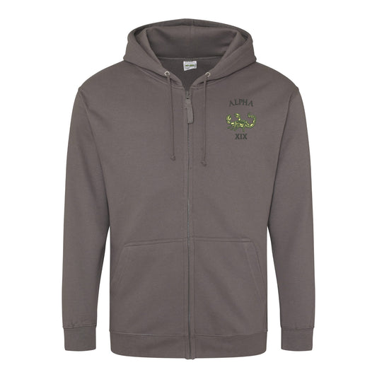 Green Howards Alpha Company Zipped Hoodie