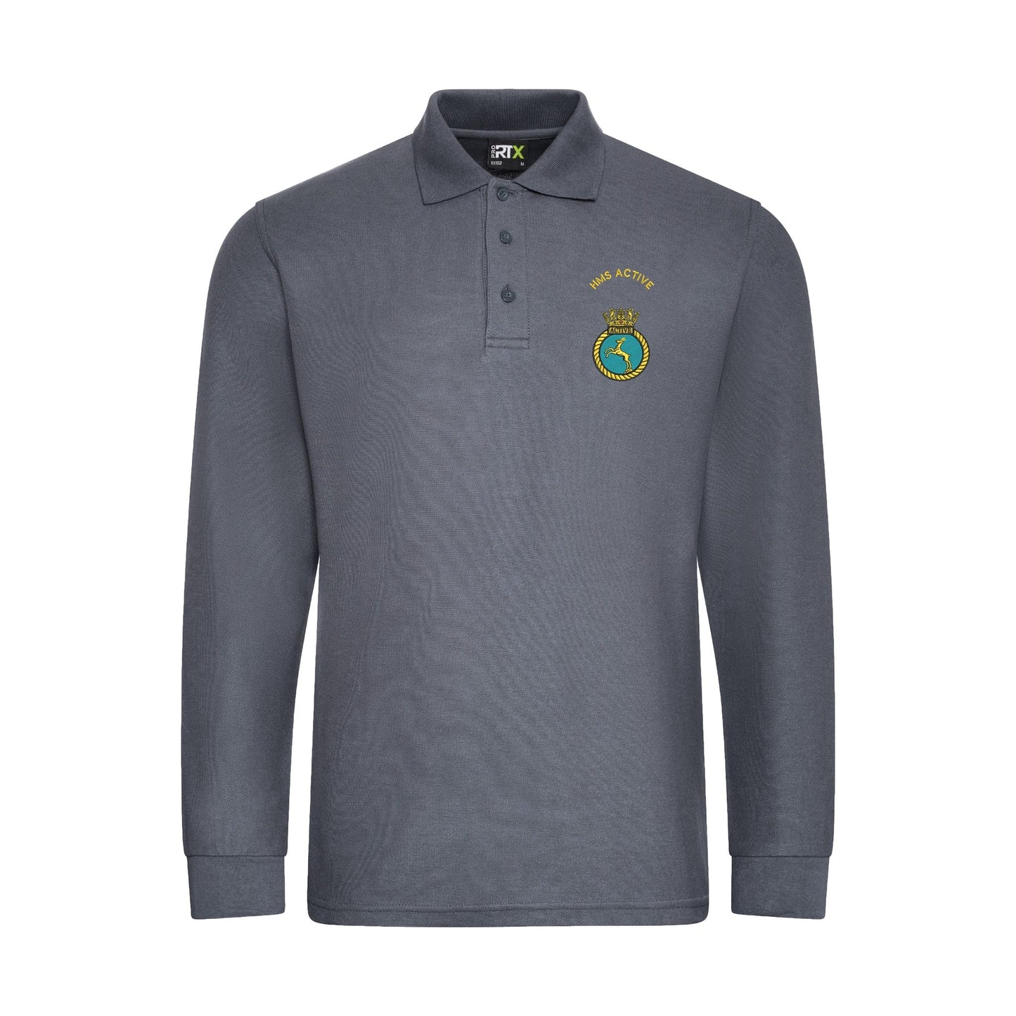 HMS Active Long Sleeve Polo Shirt