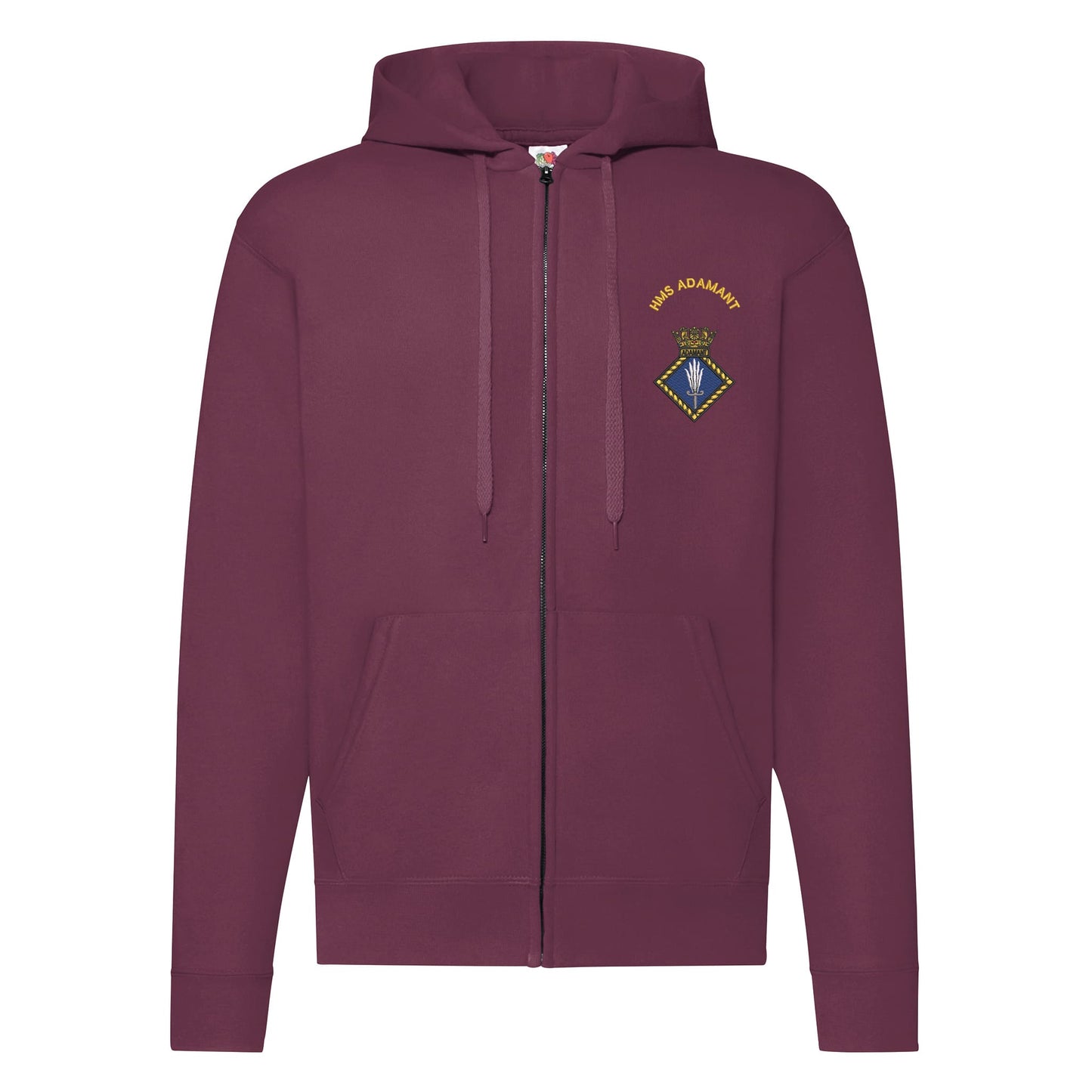 HMS Adamant Zipped Hoodie