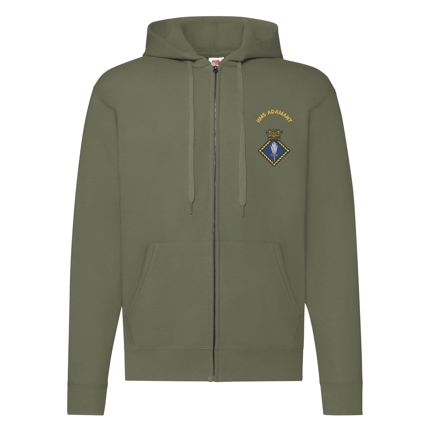 HMS Adamant Zipped Hoodie