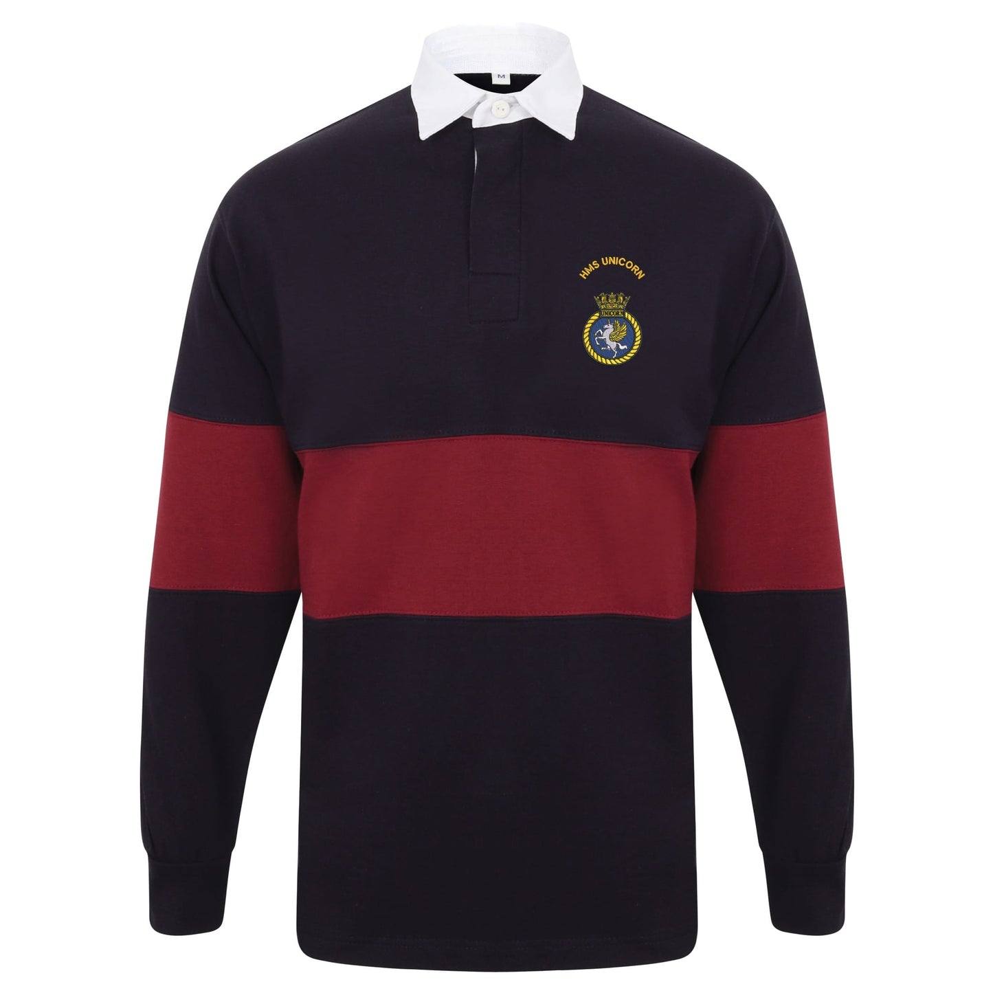 HMS Unicorn Long Sleeve Panelled Rugby Shirt