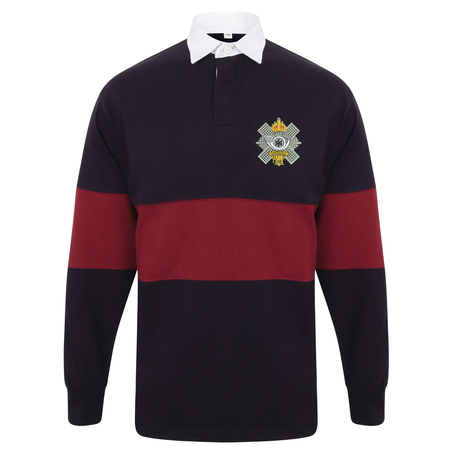 Highland Light Infantry Long Sleeve Panelled Rugby Shirt