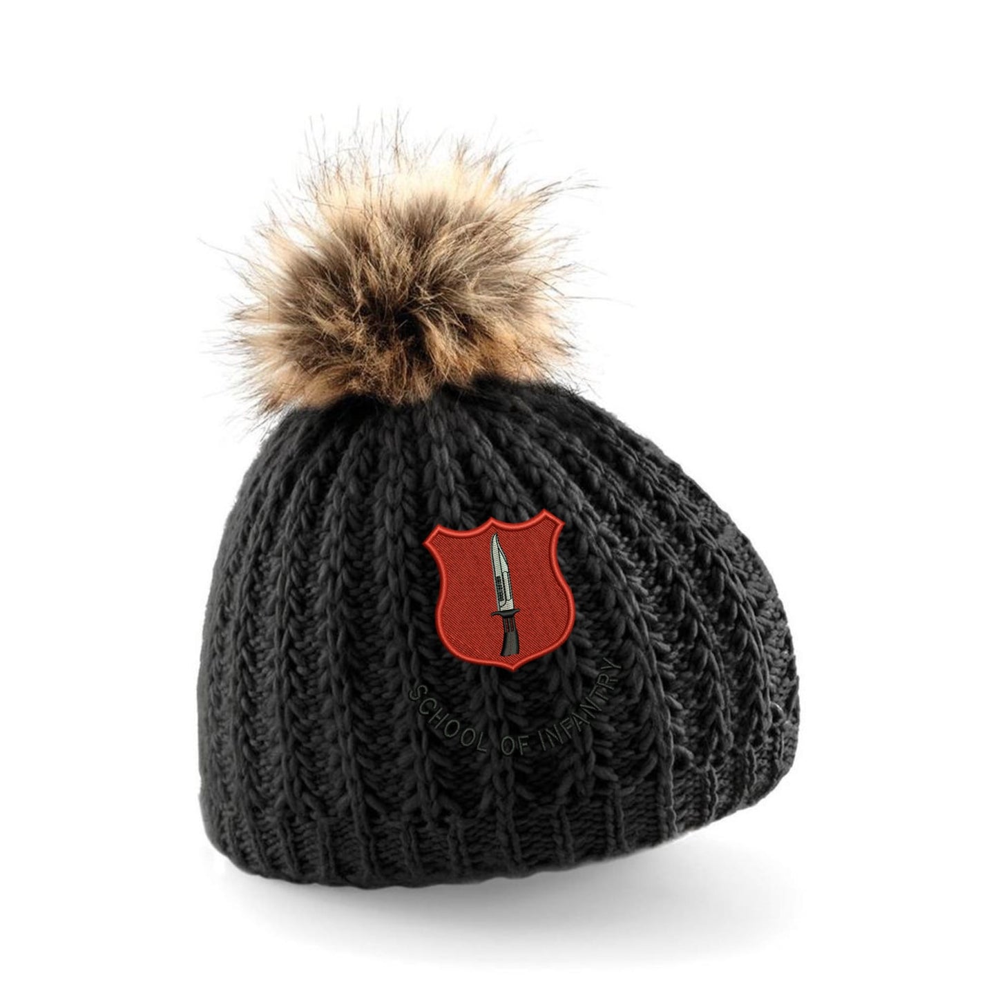 ITC Catterick - School of Infantry Pom Pom Beanie Hat