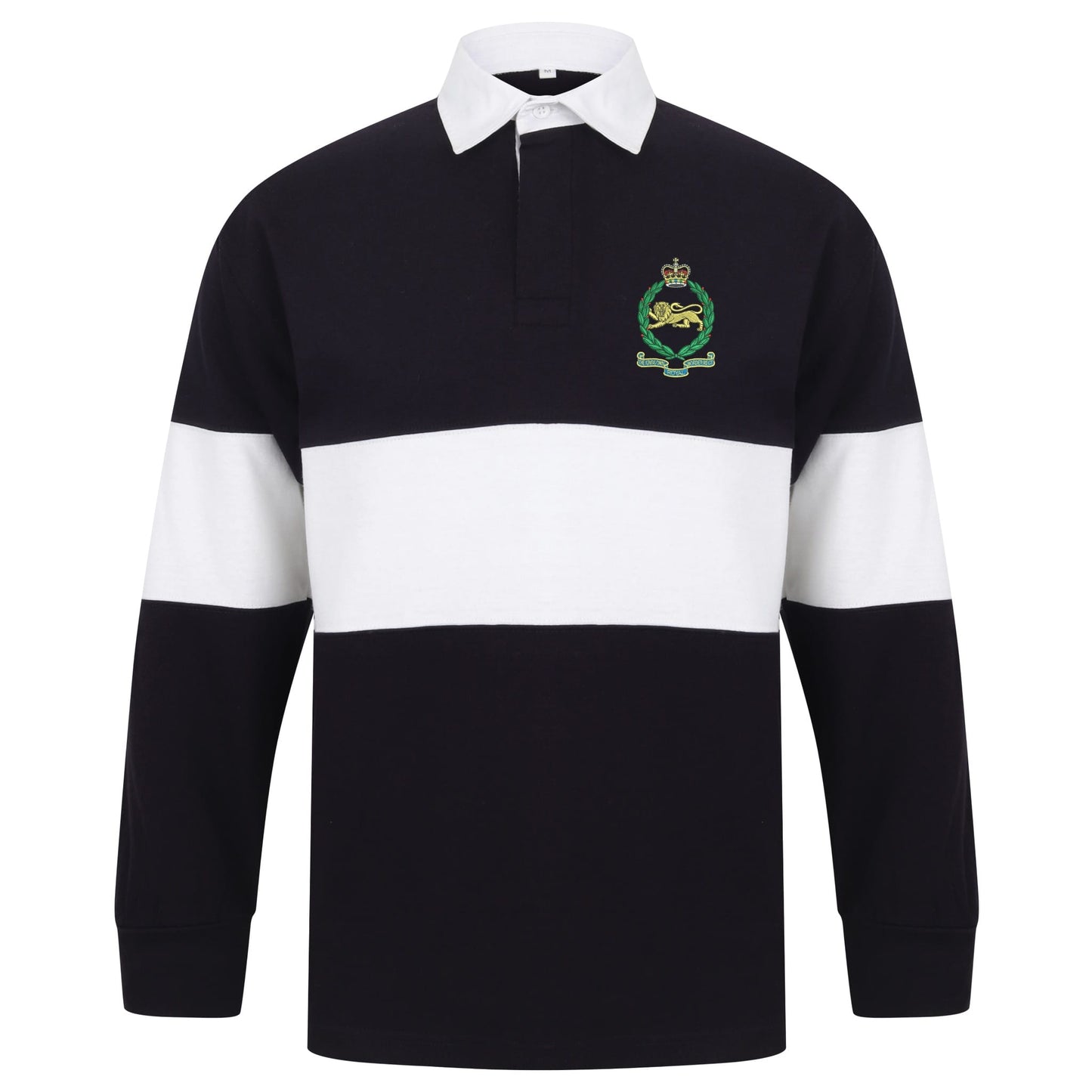 King's Own Royal Border Regiment Long Sleeve Panelled Rugby Shirt