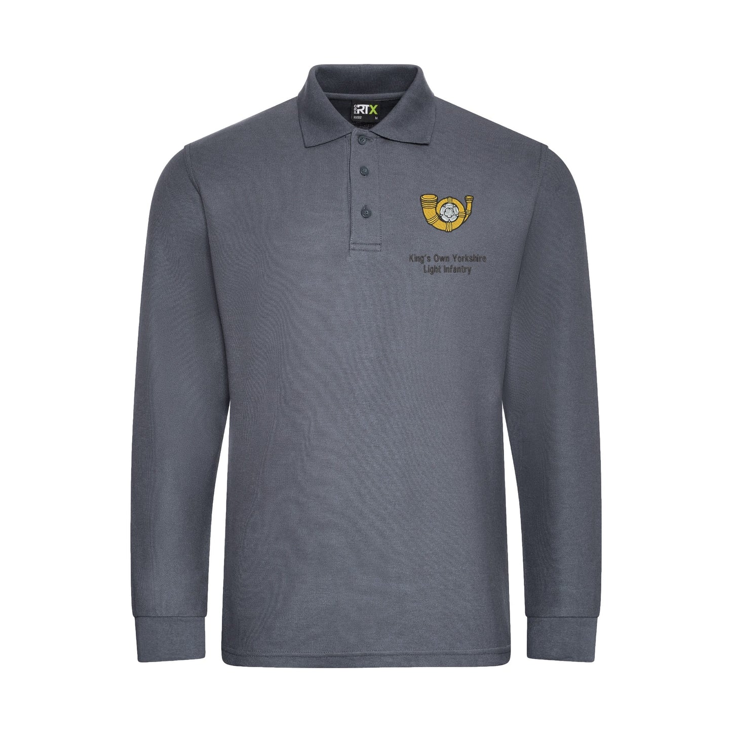Kings Own Yorkshire Light Infantry Long Sleeve Polo Shirt