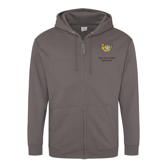 Kings Own Yorkshire Light Infantry Zipped Hoodie