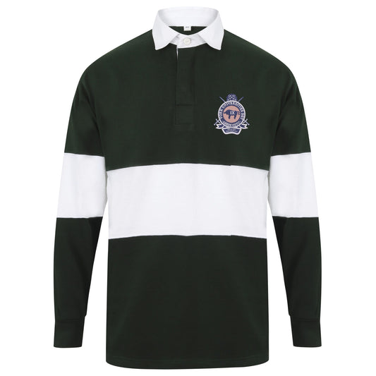 Leeds UOTC York Universities DET Long Sleeve Panelled Rugby Shirt