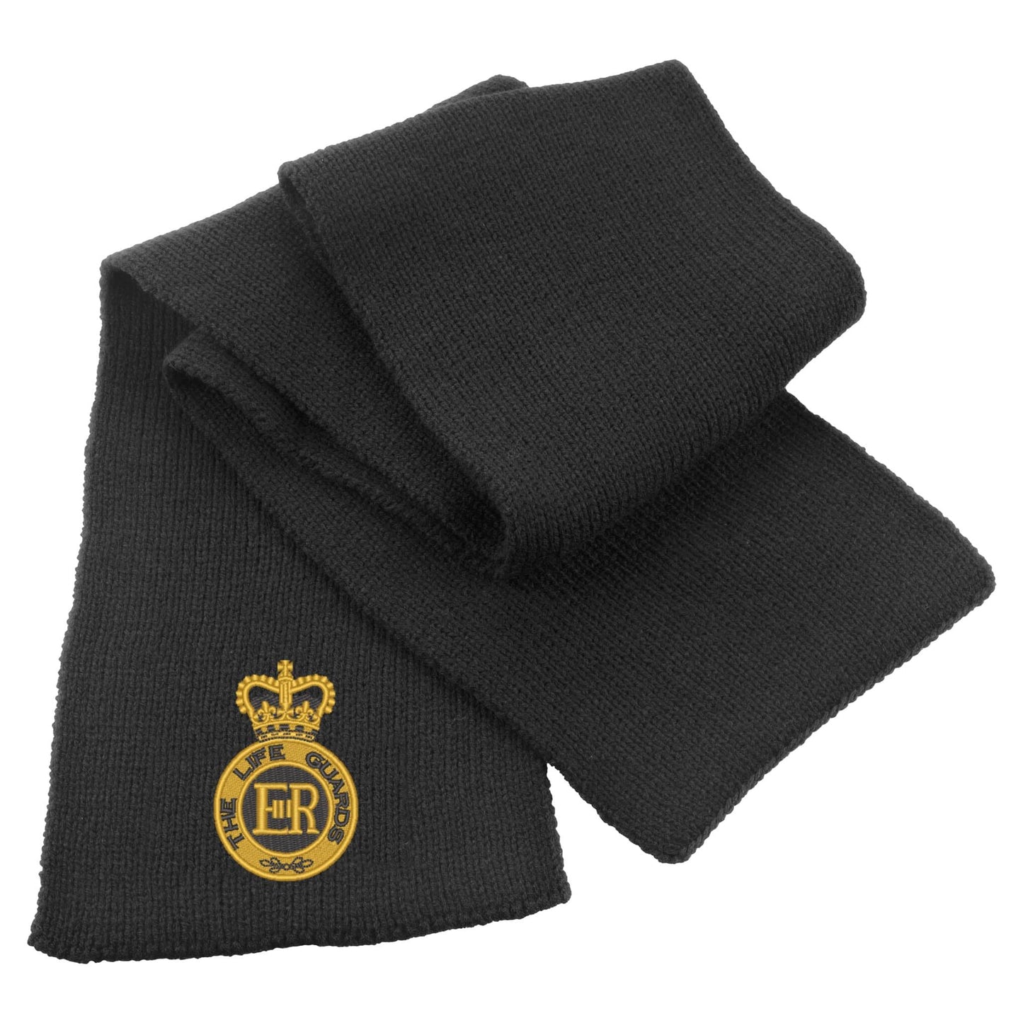 Life Guards Cap Badge Heavy Knit Scarf