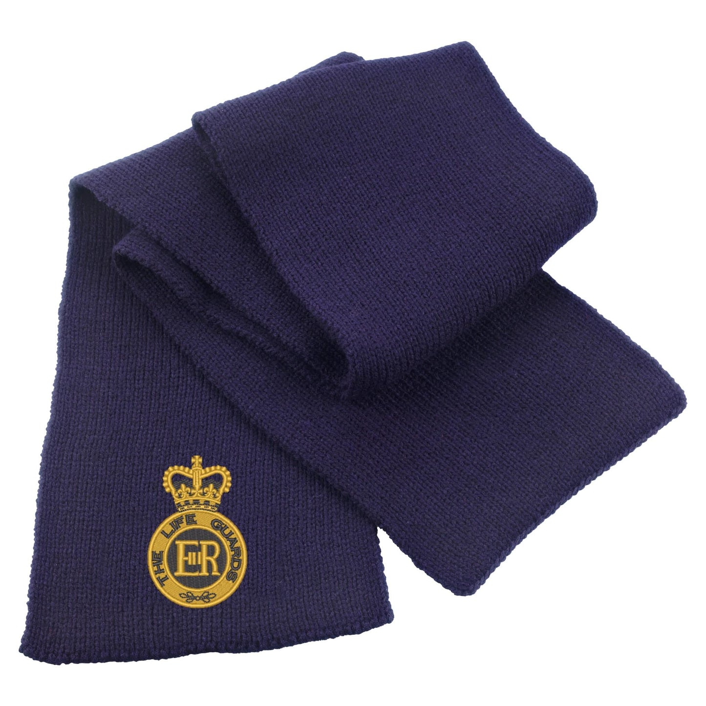 Life Guards Cap Badge Heavy Knit Scarf