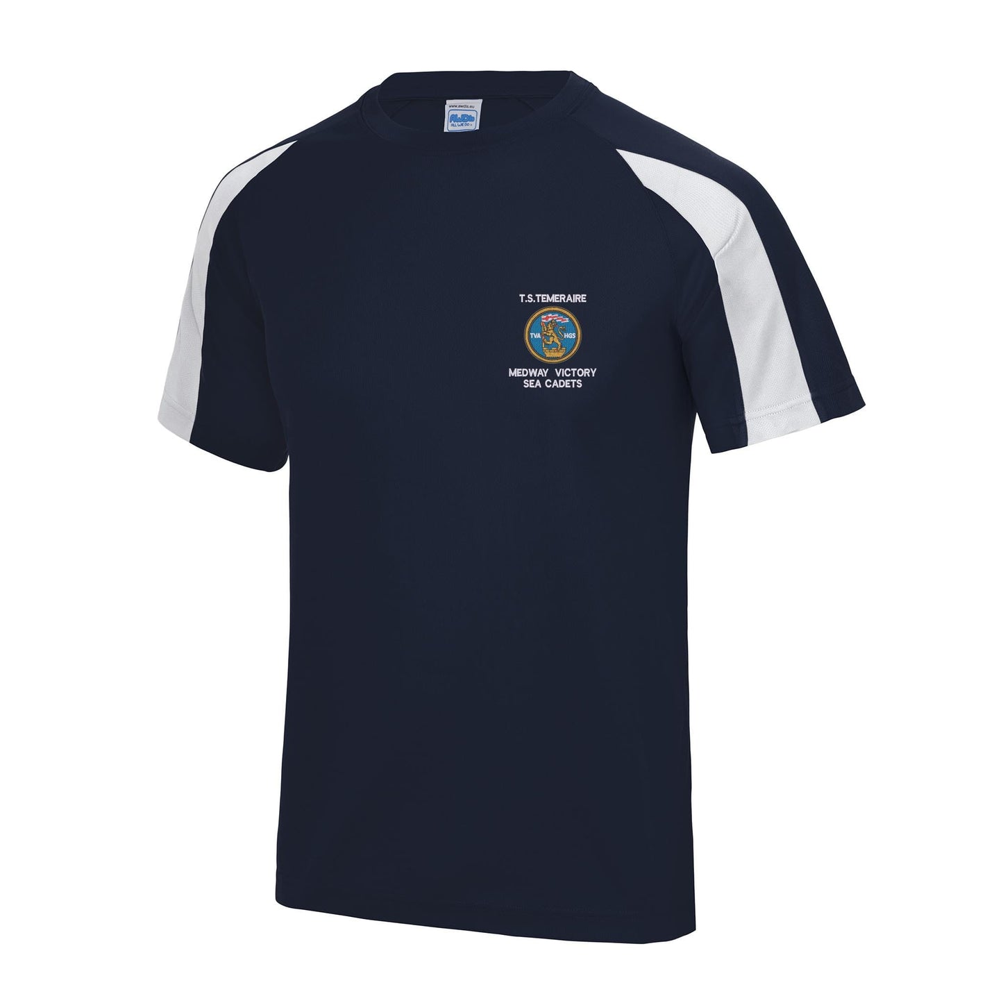 Medway Victory Sea Cadet Unit - TS Temeraire Contrast Polyester T-Shirt