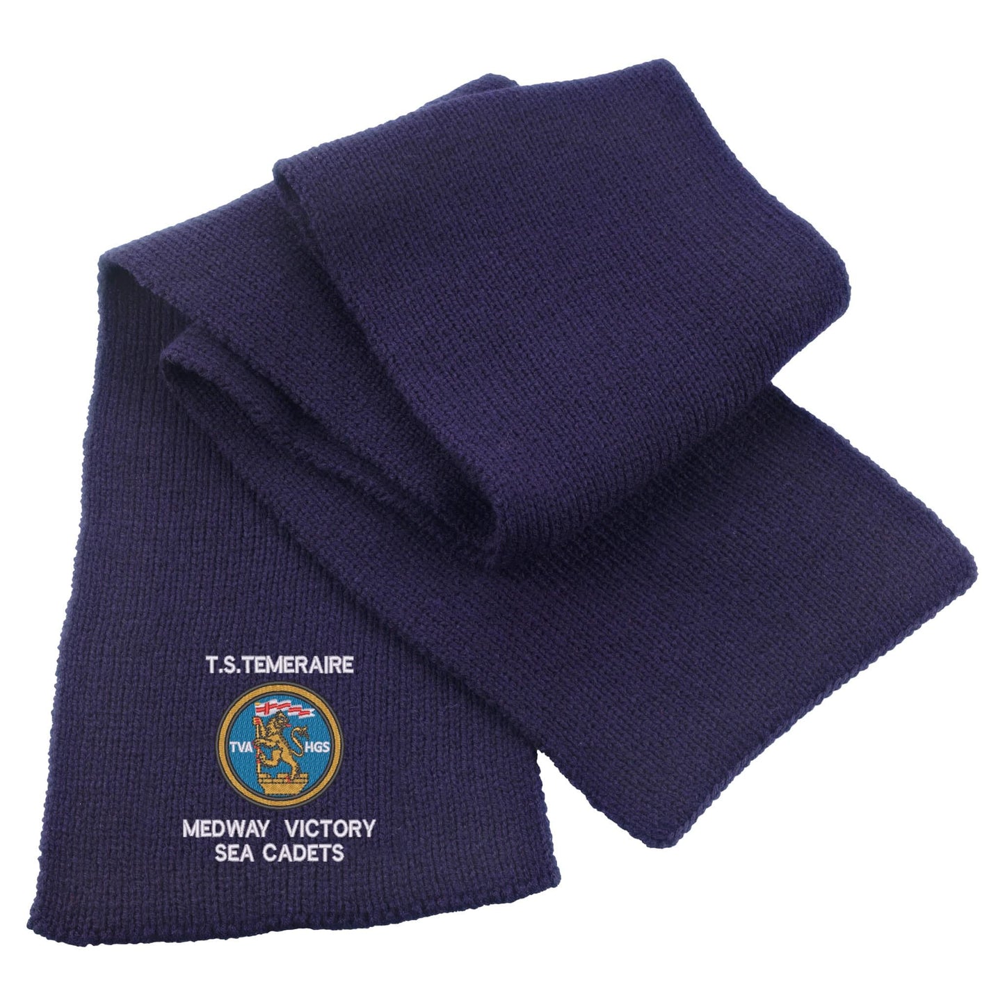 Medway Victory Sea Cadet Unit - TS Temeraire Heavy Knit Scarf