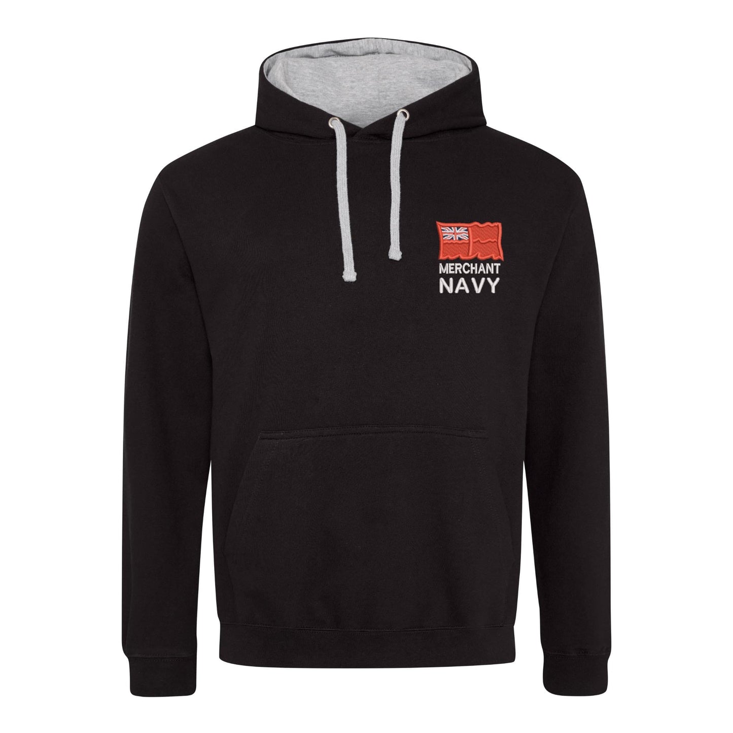 Merchant Navy Varsity Contrast Hoodie