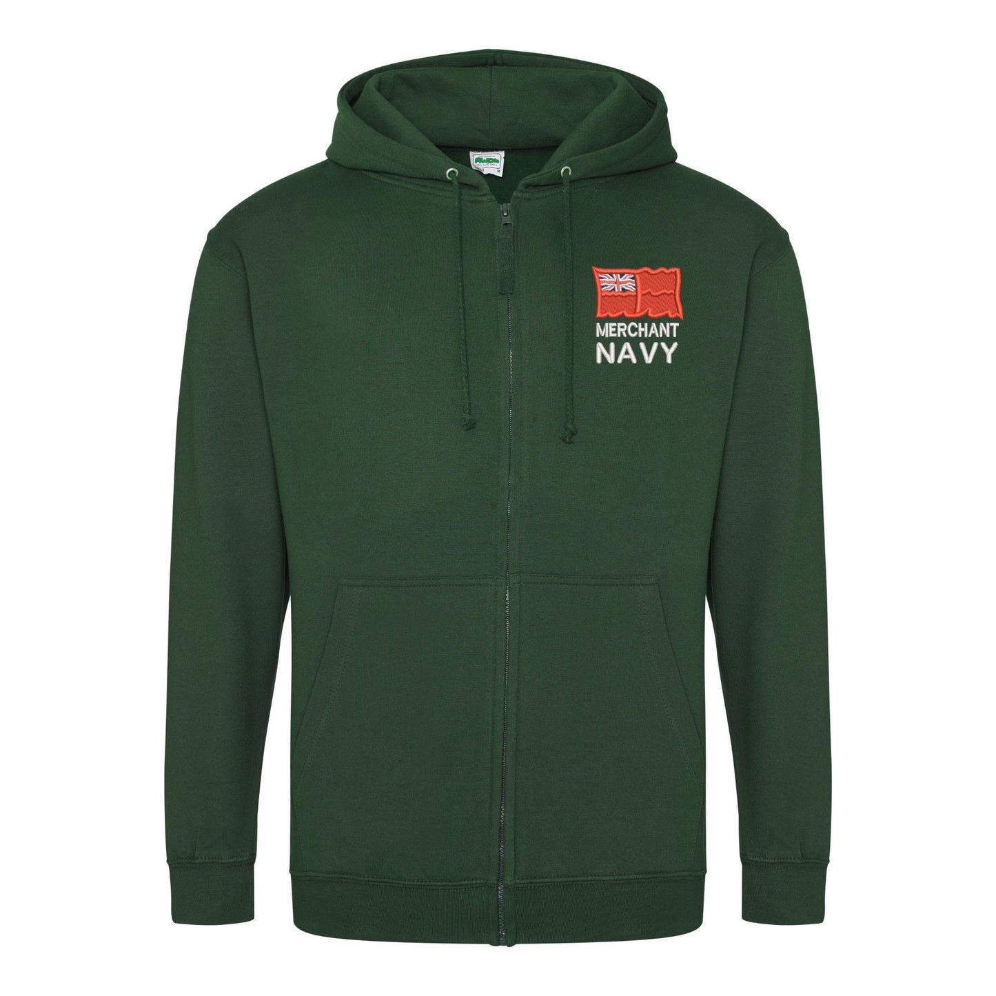 Merchant Navy Zipped Hoodie