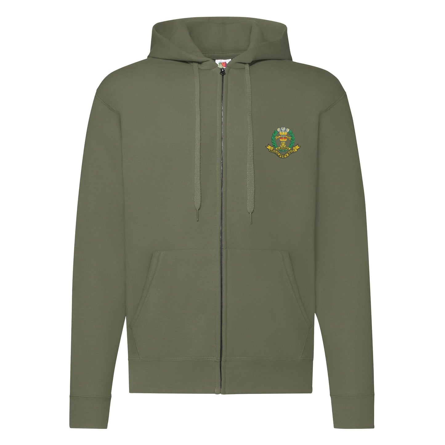 Middlesex Regiment Zipped Hoodie