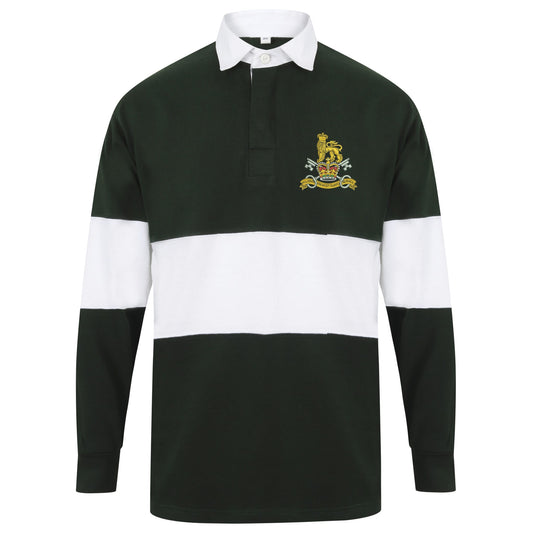 Military Provost Guard Service Long Sleeve Panelled Rugby Shirt