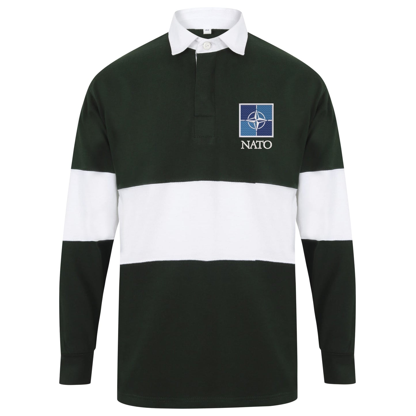 NATO Long Sleeve Panelled Rugby Shirt
