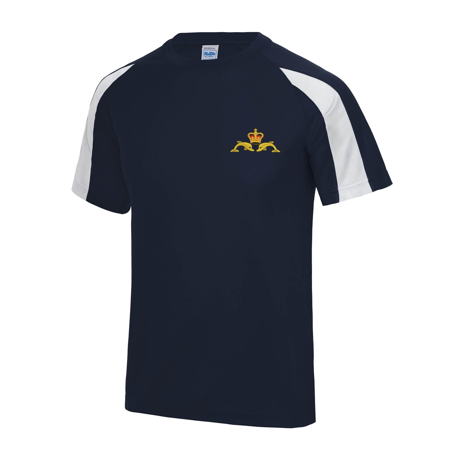 Navy Submariner Contrast Polyester T-Shirt
