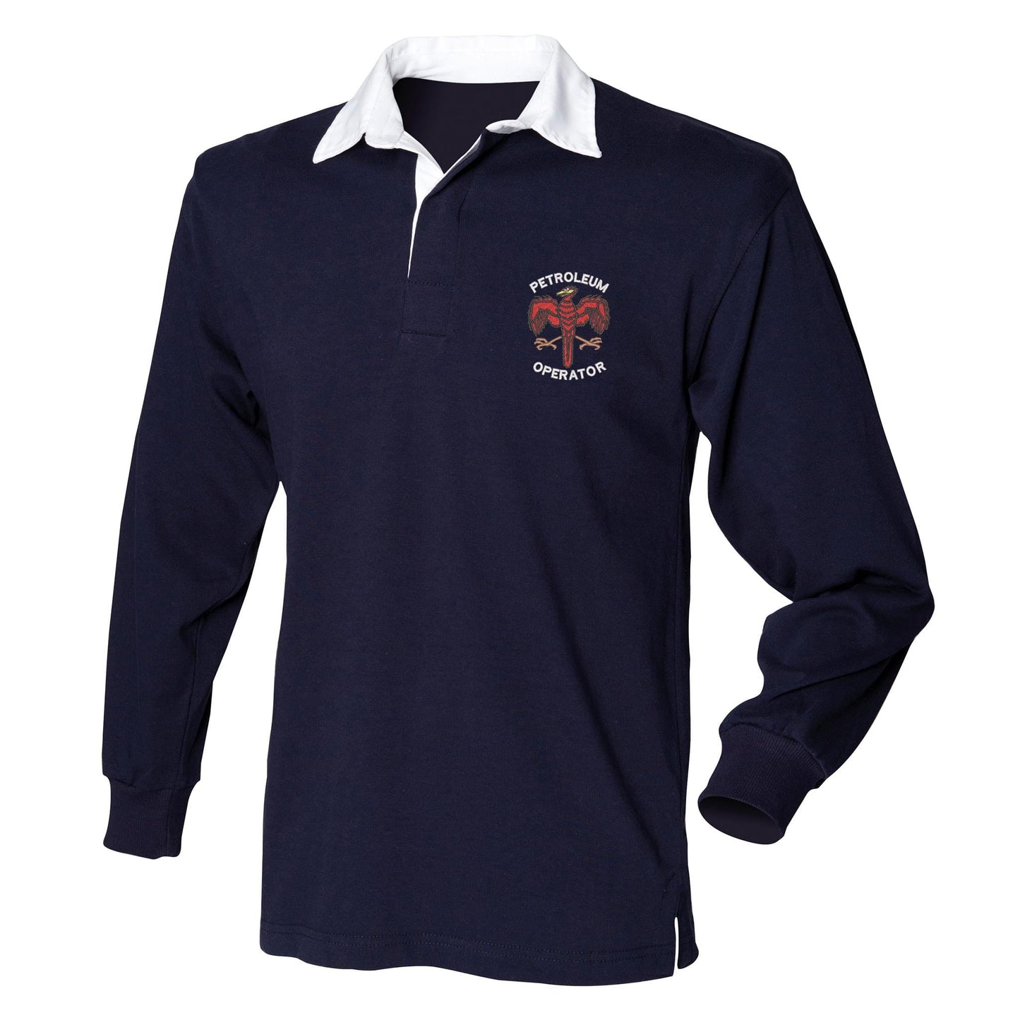 Petroleum Operator Long Sleeve Rugby Shirt