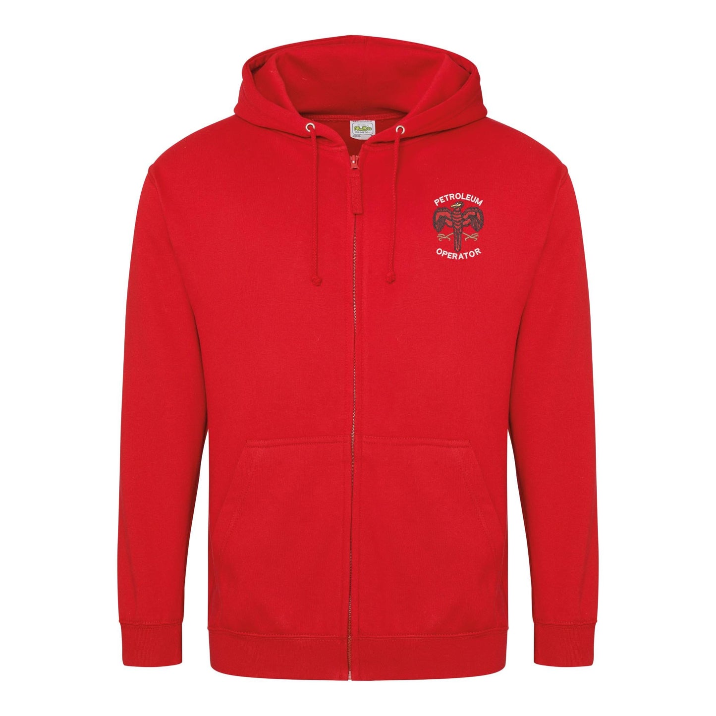 Petroleum Operator Zipped Hoodie