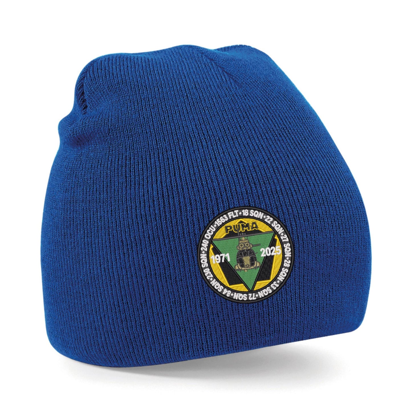 Puma Helicopter 1971-2025 Beanie Hat
