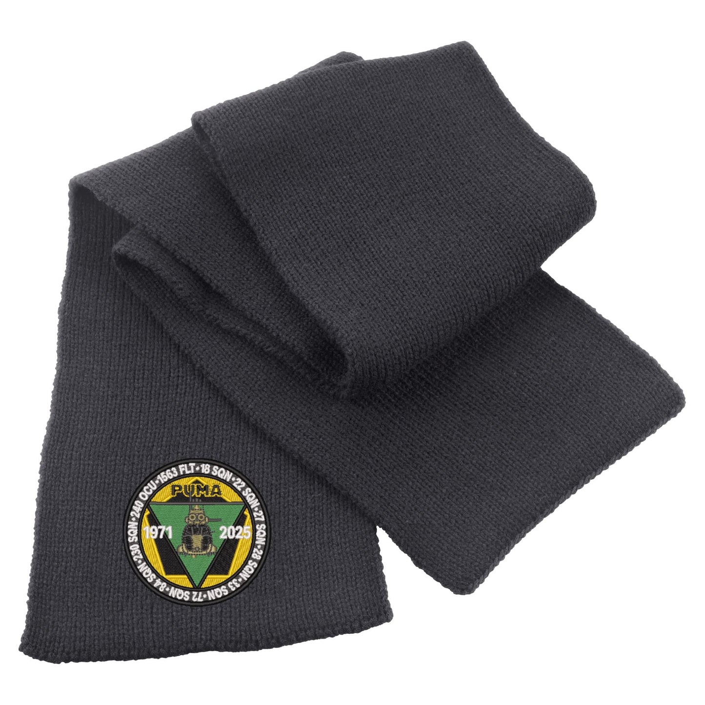 Puma Helicopter 1971-2025 Heavy Knit Scarf