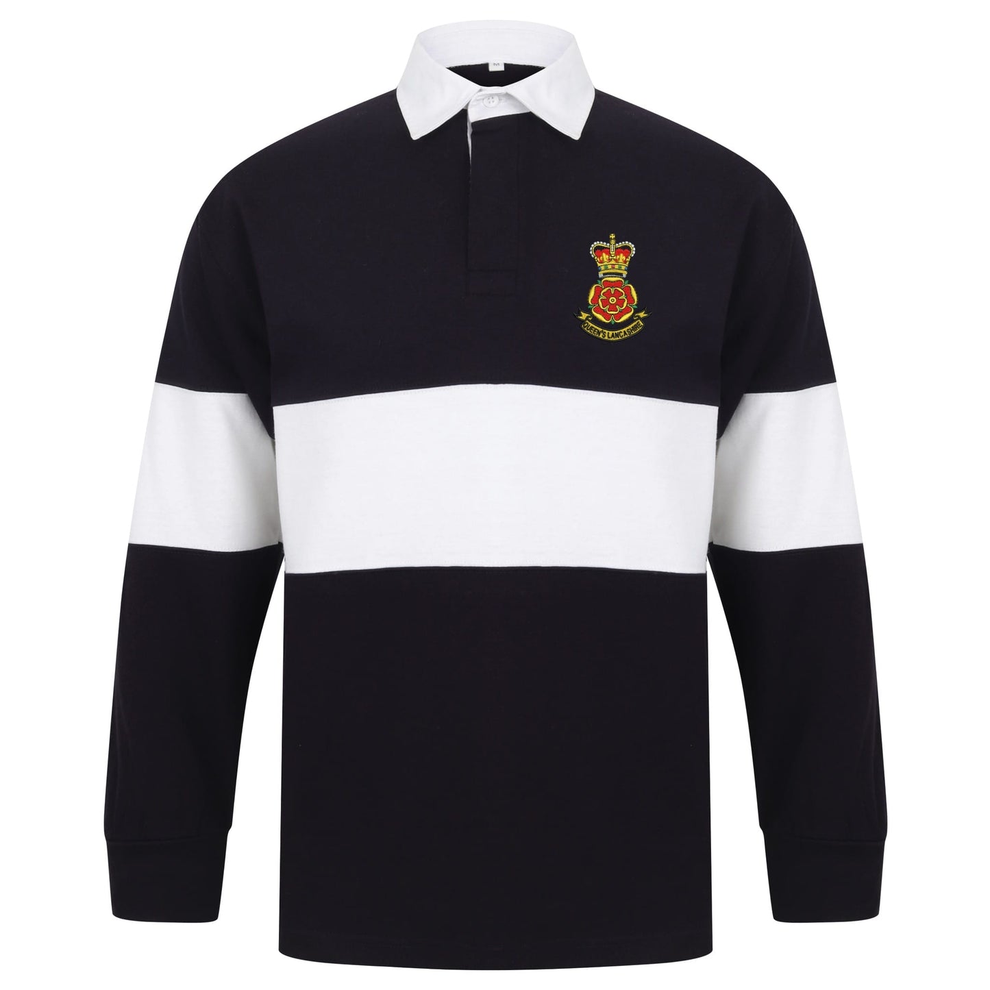 Queen's Lancashire Regiment Long Sleeve Panelled Rugby Shirt