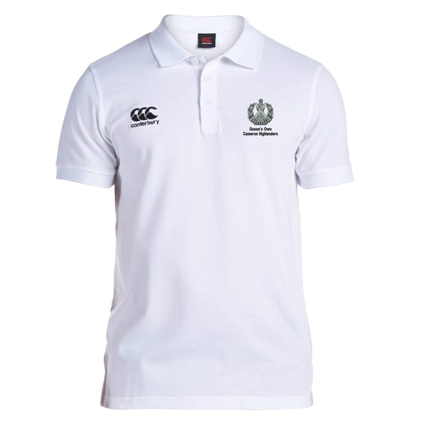 Queens Own Cameron Highlanders Canterbury Rugby Polo