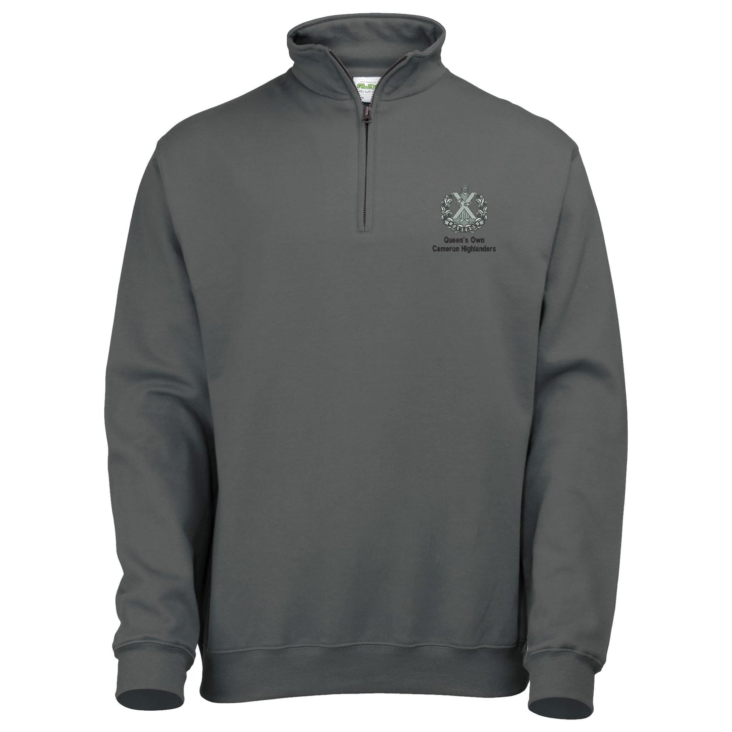 Queens Own Cameron Highlanders 1/4 Zip Sweatshirt