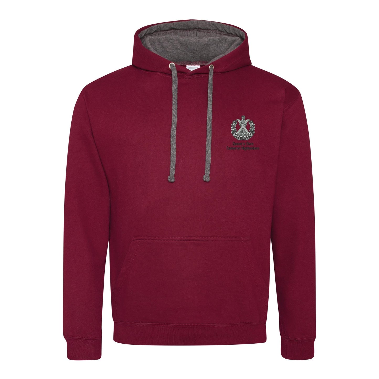 Queens Own Cameron Highlanders Varsity Contrast Hoodie