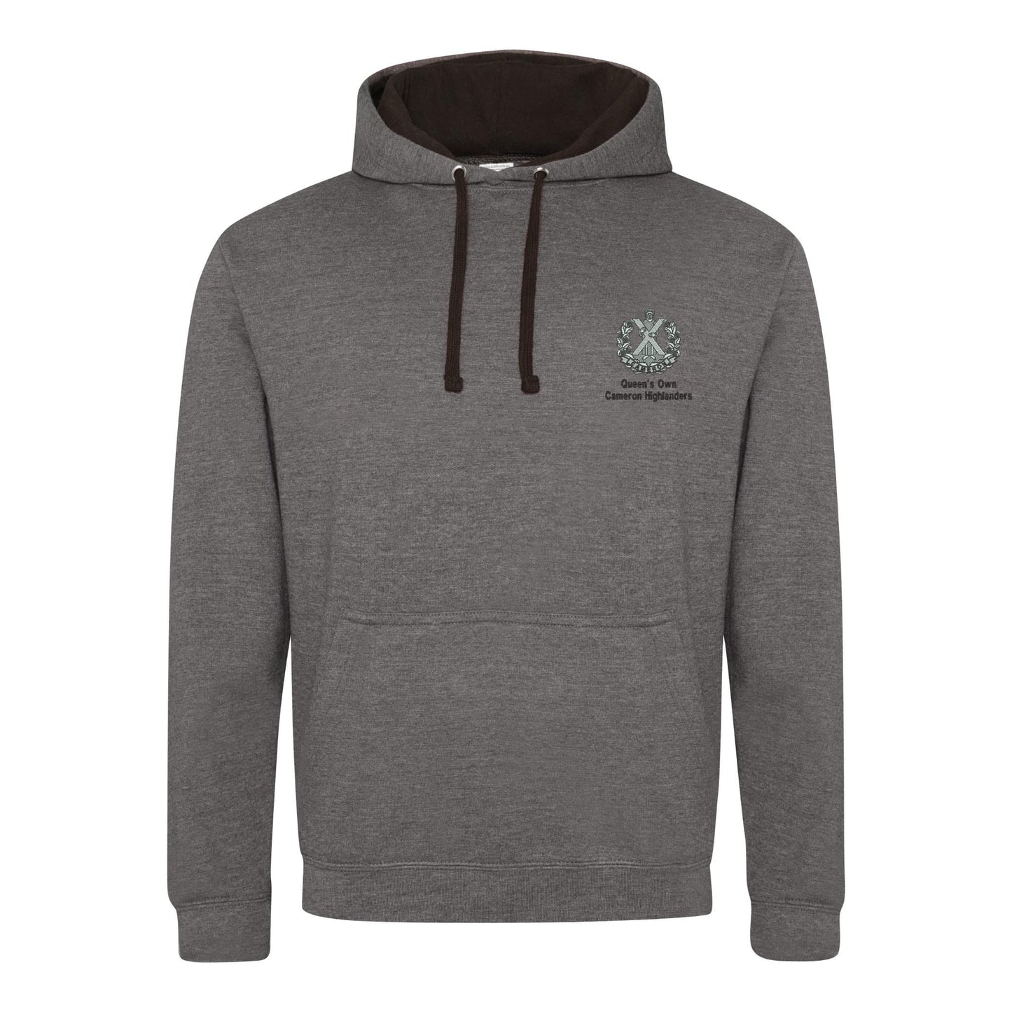 Queens Own Cameron Highlanders Varsity Contrast Hoodie