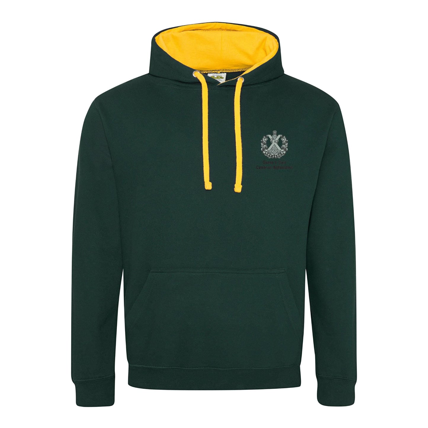 Queens Own Cameron Highlanders Varsity Contrast Hoodie
