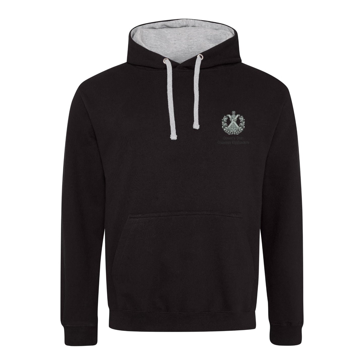 Queens Own Cameron Highlanders Varsity Contrast Hoodie