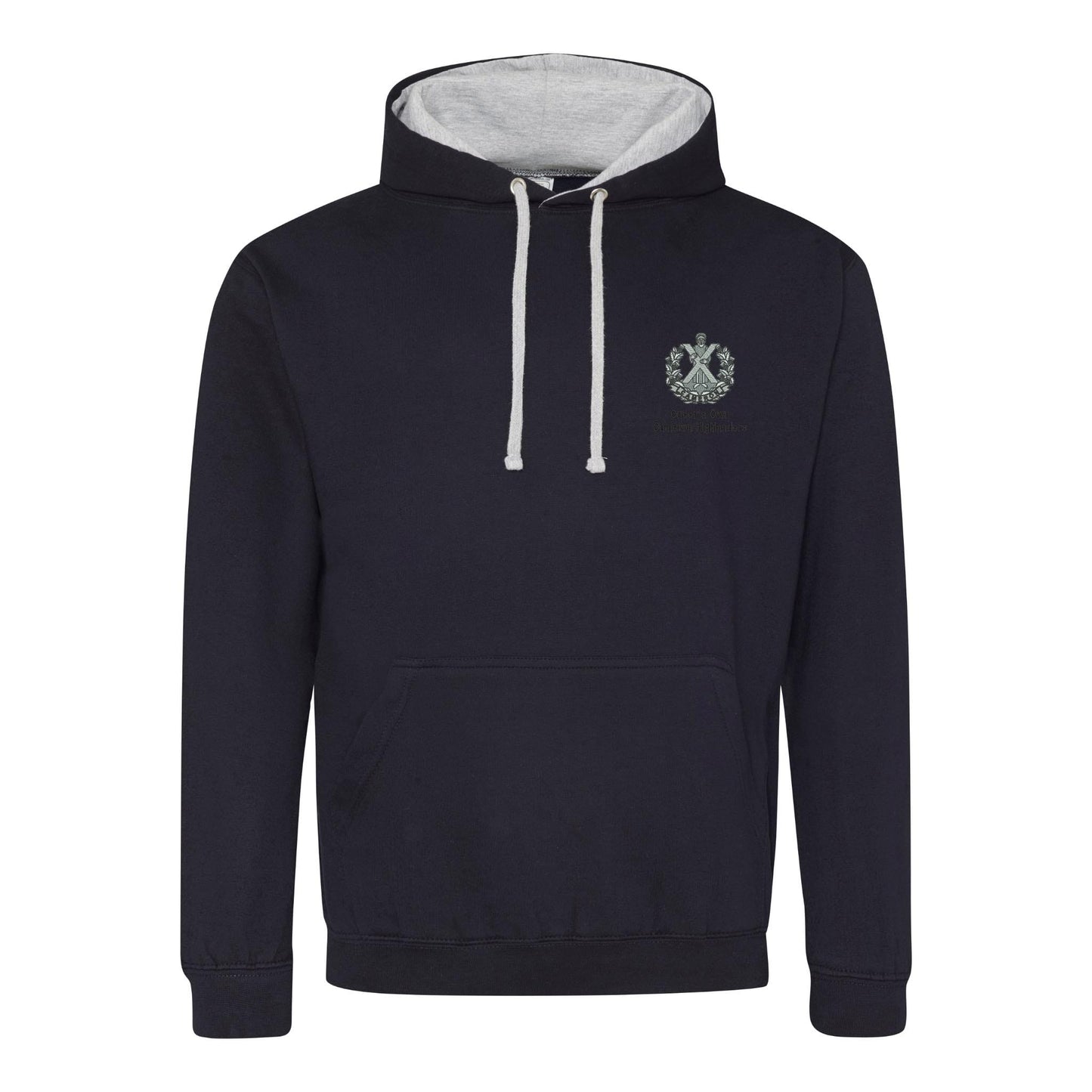 Queens Own Cameron Highlanders Varsity Contrast Hoodie