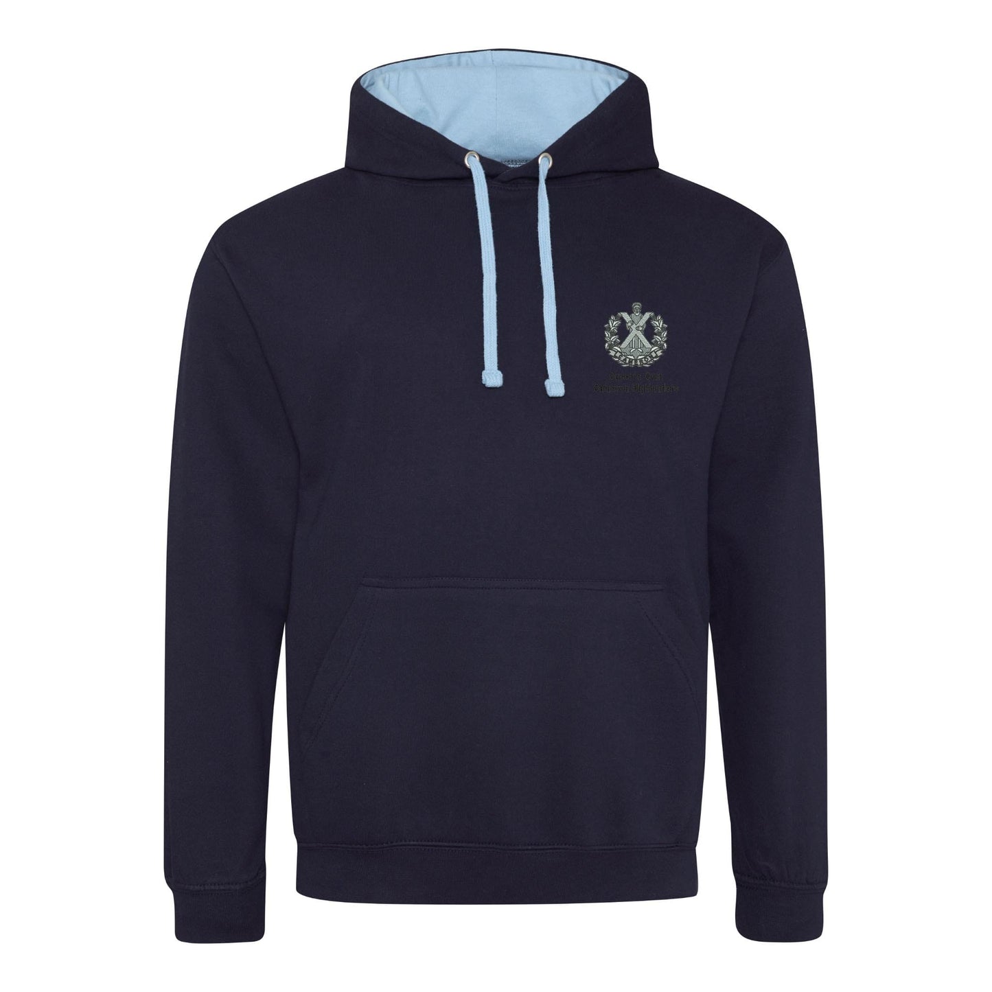 Queens Own Cameron Highlanders Varsity Contrast Hoodie
