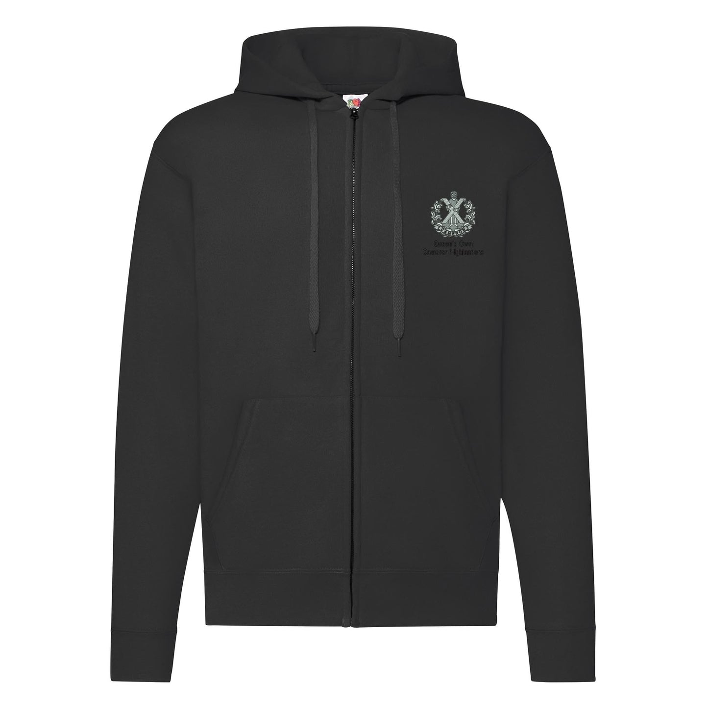 Queens Own Cameron Highlanders Zipped Hoodie