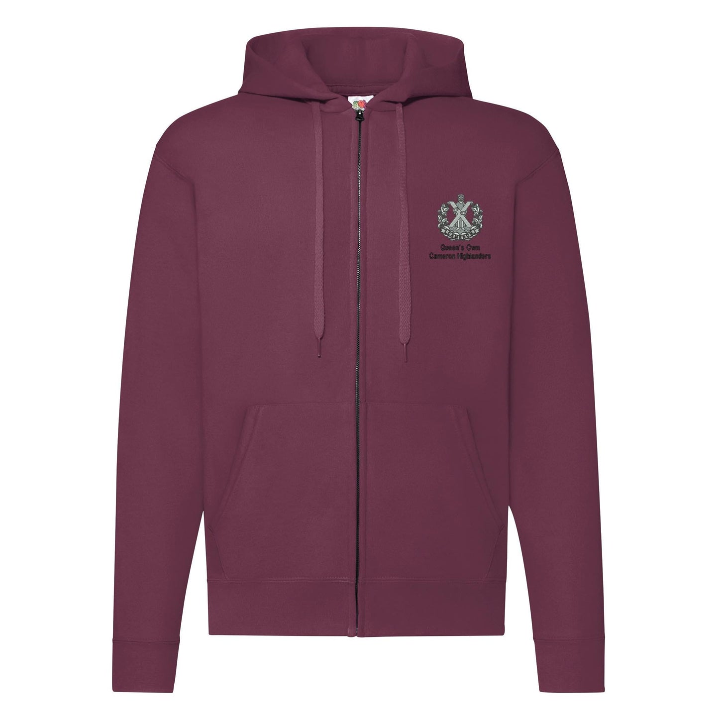 Queens Own Cameron Highlanders Zipped Hoodie