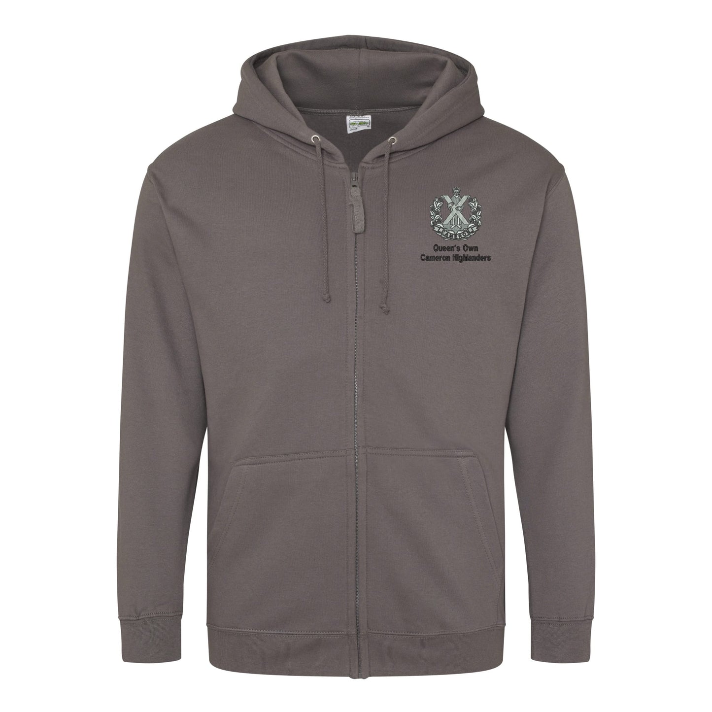 Queens Own Cameron Highlanders Zipped Hoodie
