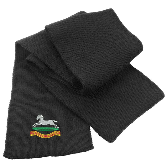 Queens Own Hussars Heavy Knit Scarf