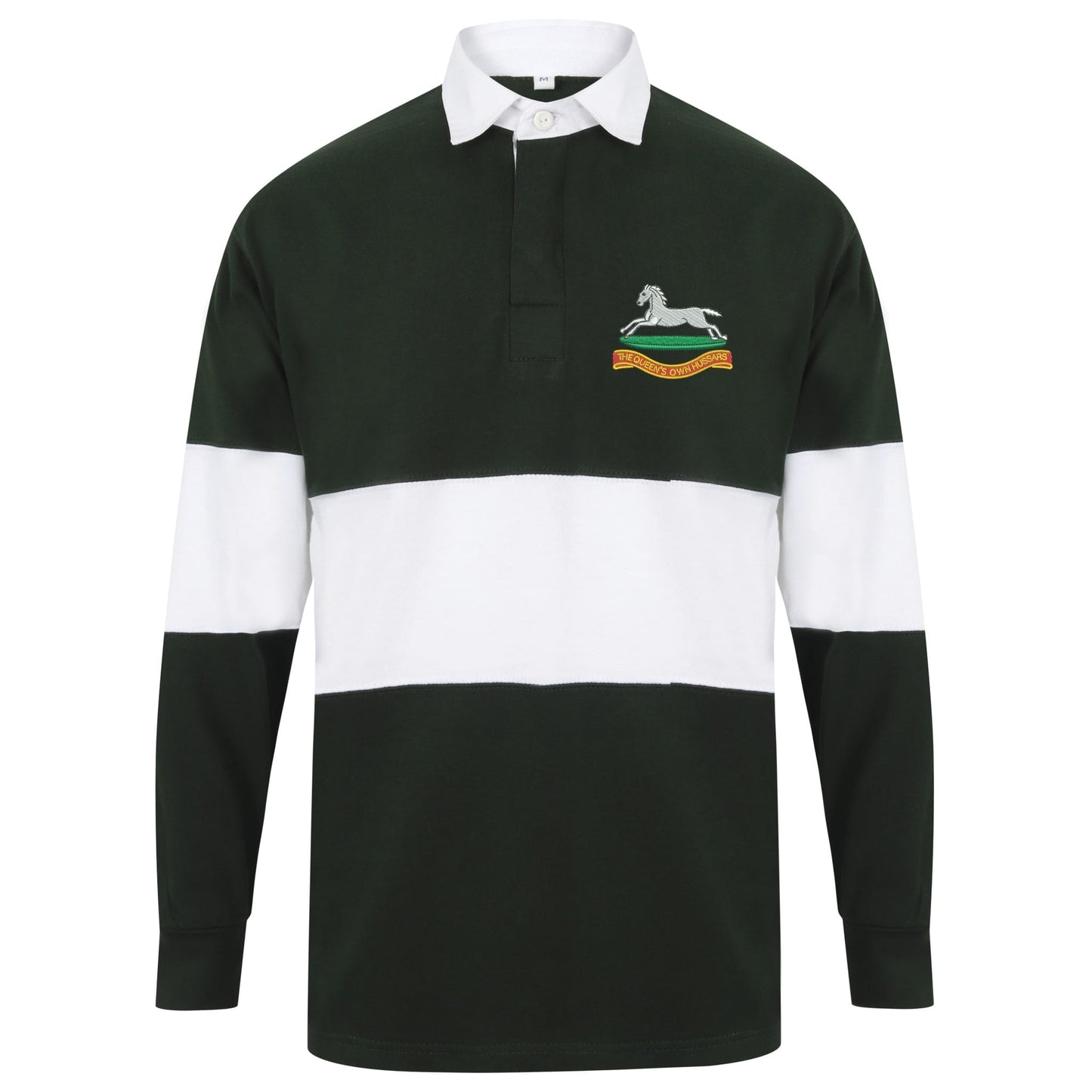 Queens Own Hussars Long Sleeve Panelled Rugby Shirt