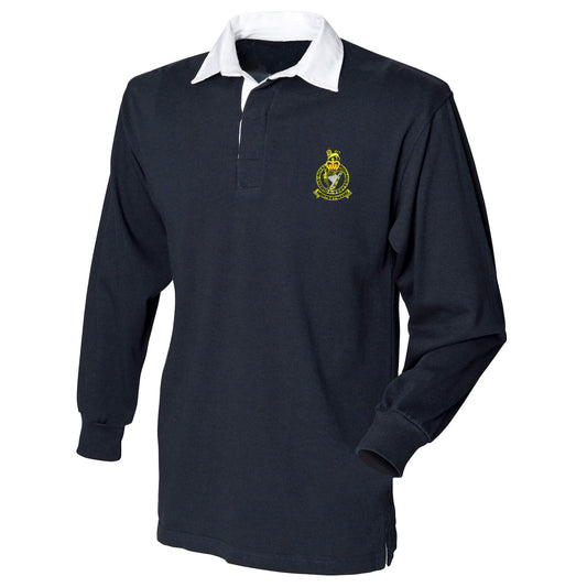 Queen's Royal Irish Hussars Long Sleeve Rugby Shirt