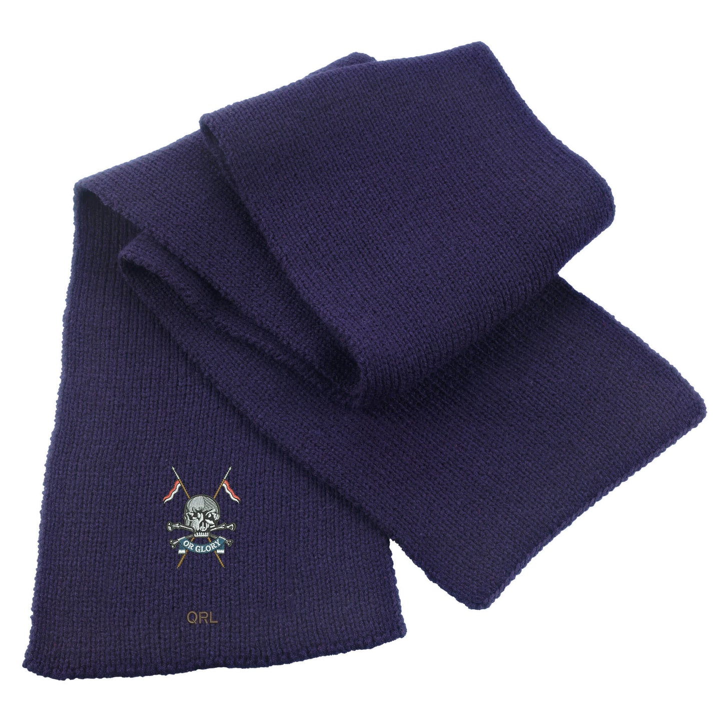 Queens Royal Lancers Heavy Knit Scarf