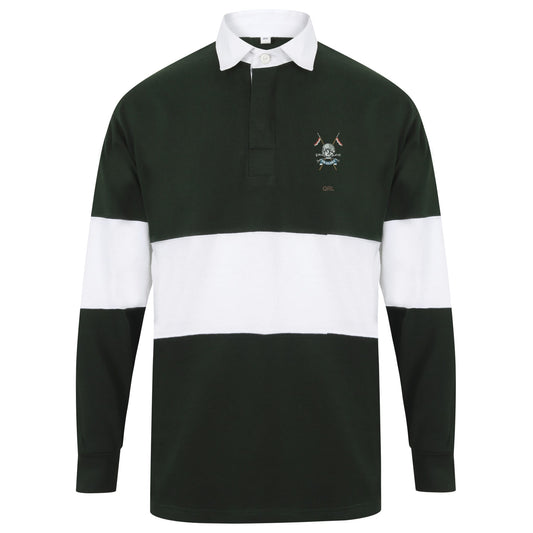 Queens Royal Lancers Long Sleeve Panelled Rugby Shirt