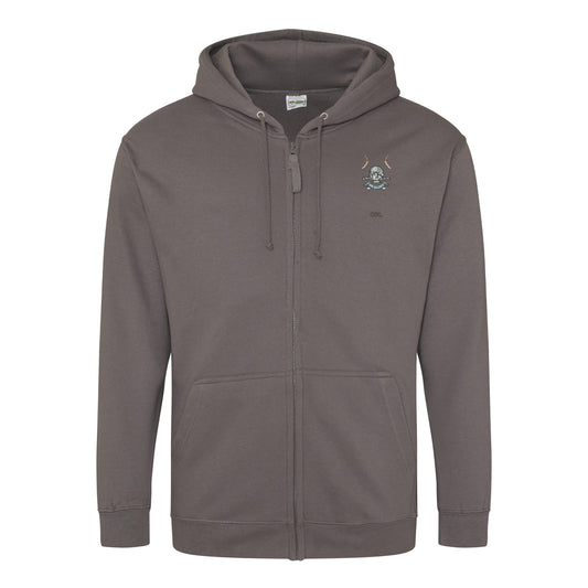 Queens Royal Lancers Zipped Hoodie