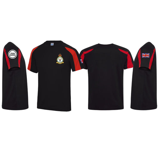 RAF Cranwell Contrast Polyester T-Shirt